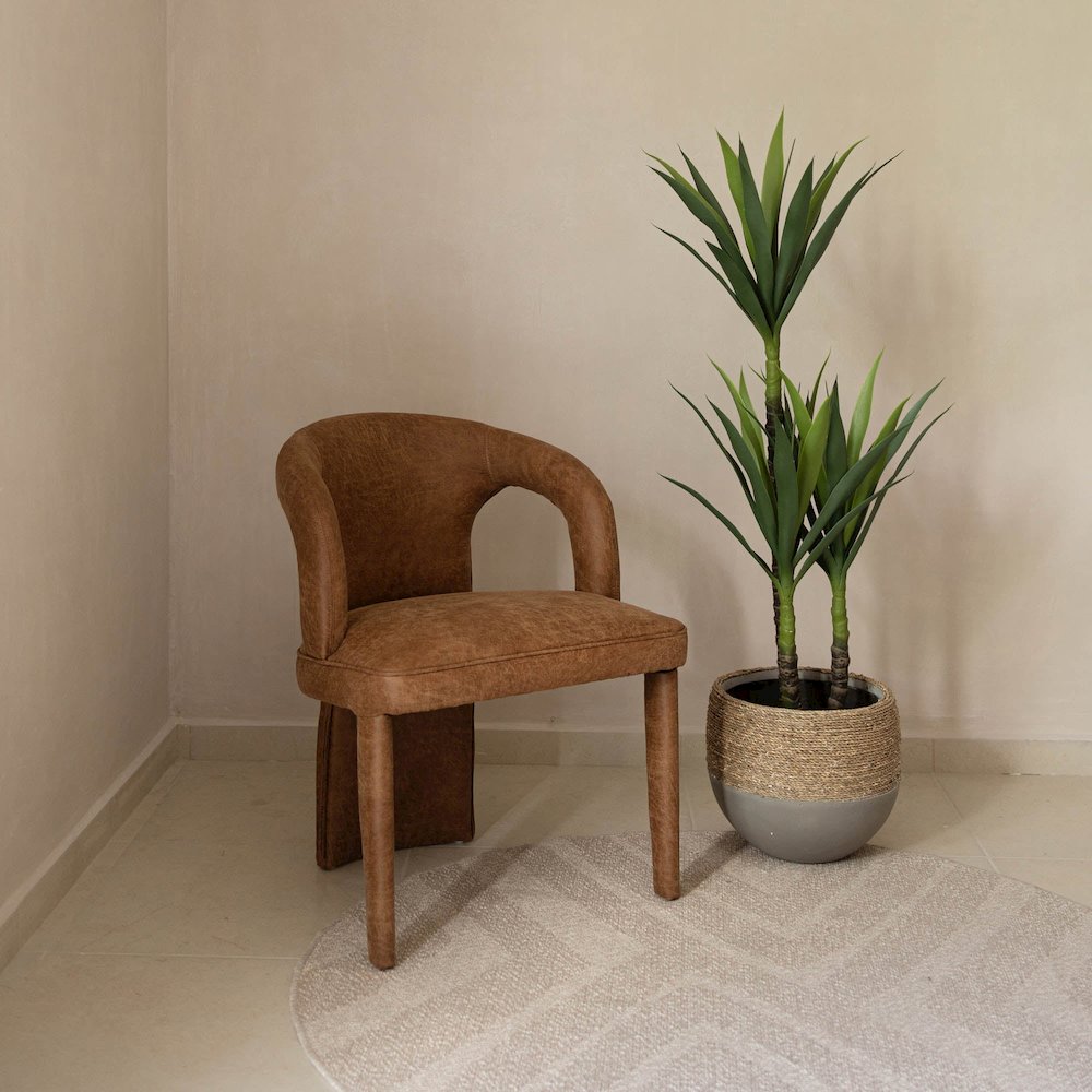 Naomi Dining Chair - Cognac. Picture 10