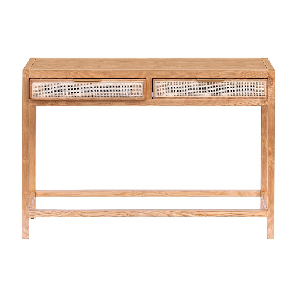 Rattan Console Table - Natural. Picture 4