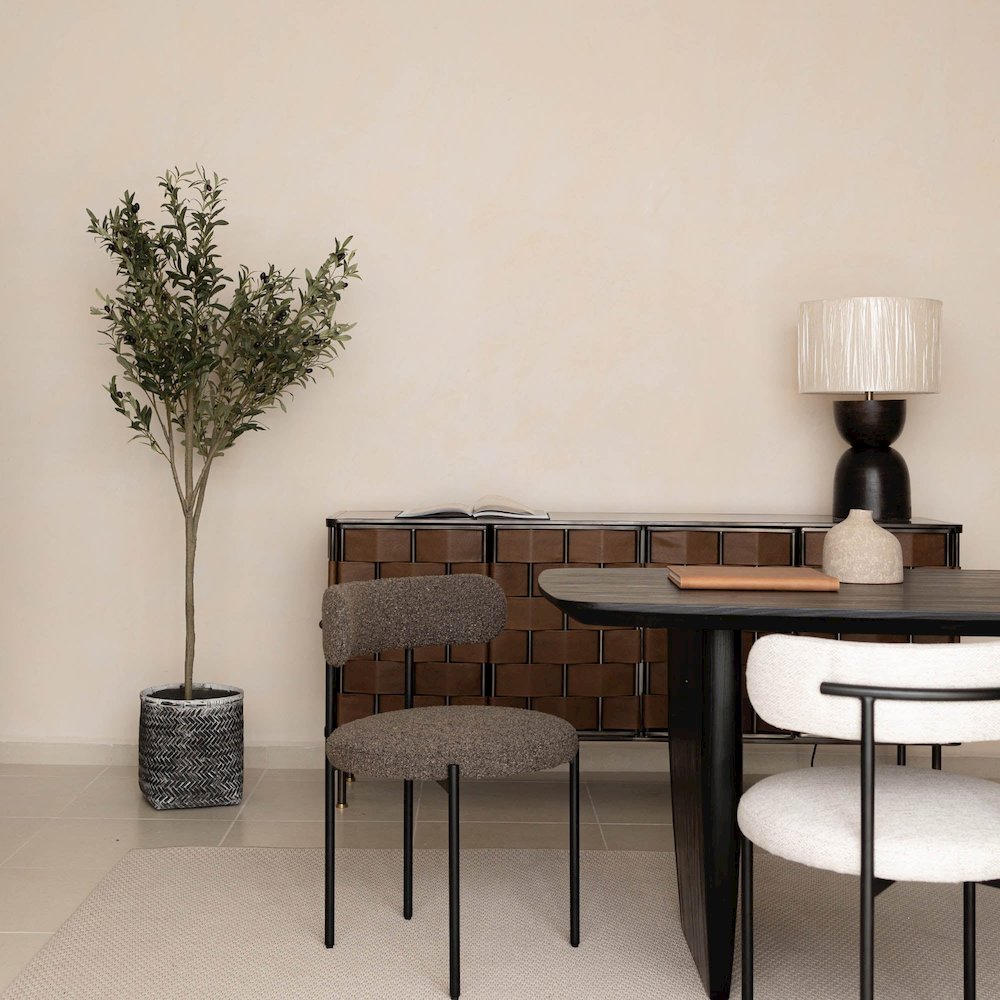 Cleo Dining Chair - Macadamia Travertine. Picture 9