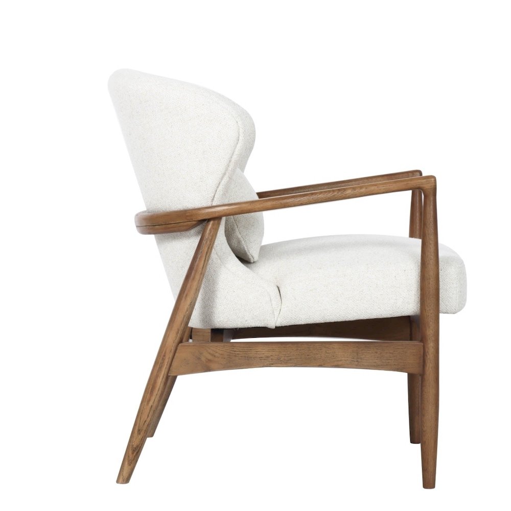 Rhodes Club Chair - Snow. Picture 5