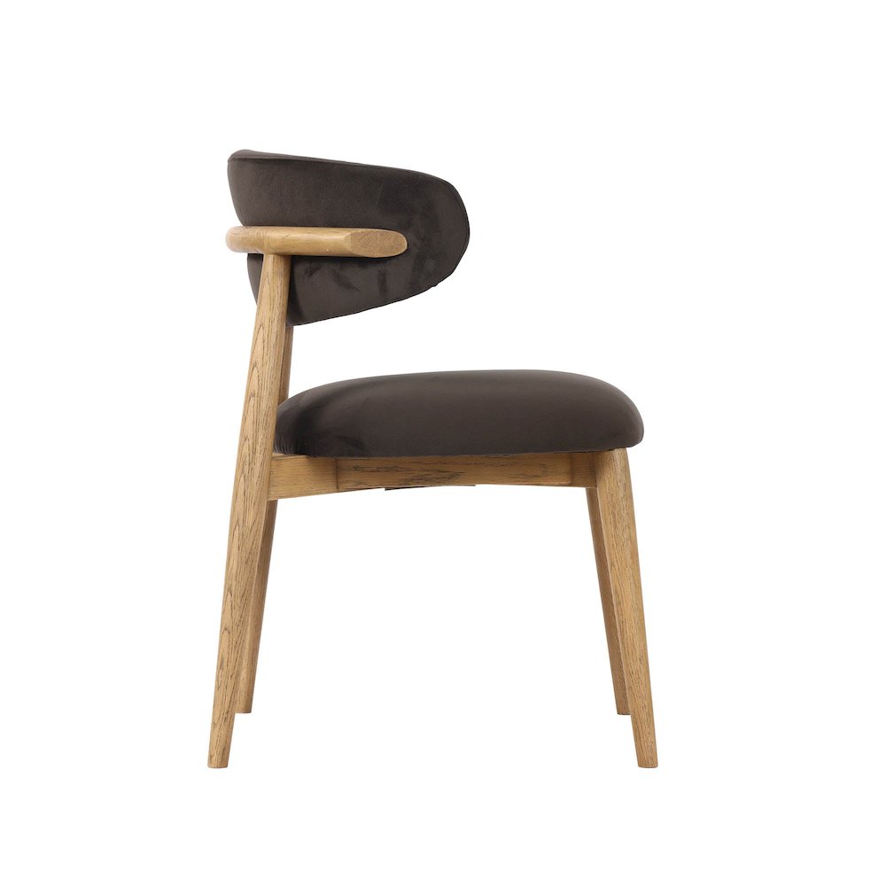 Milo Dining Chair - Slate Charcoal. Picture 6