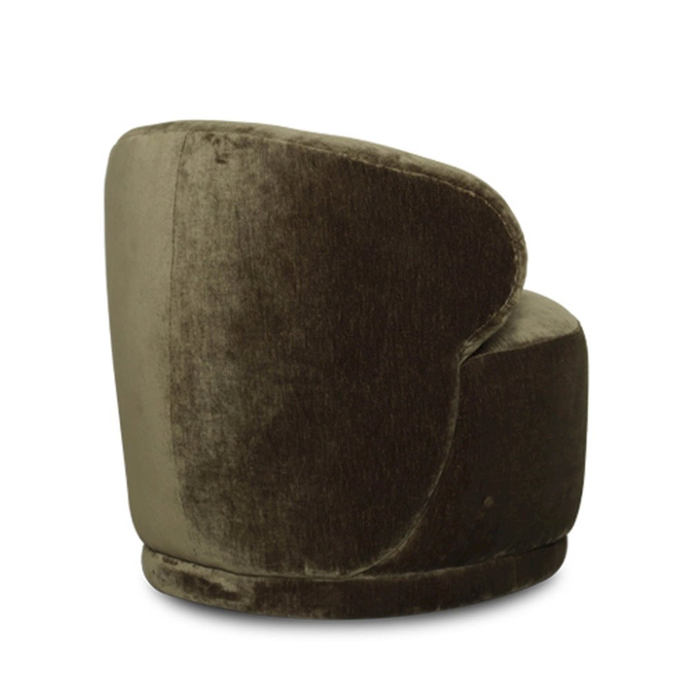 Rollo Club Chair - Distressed Khaki Green. Picture 5