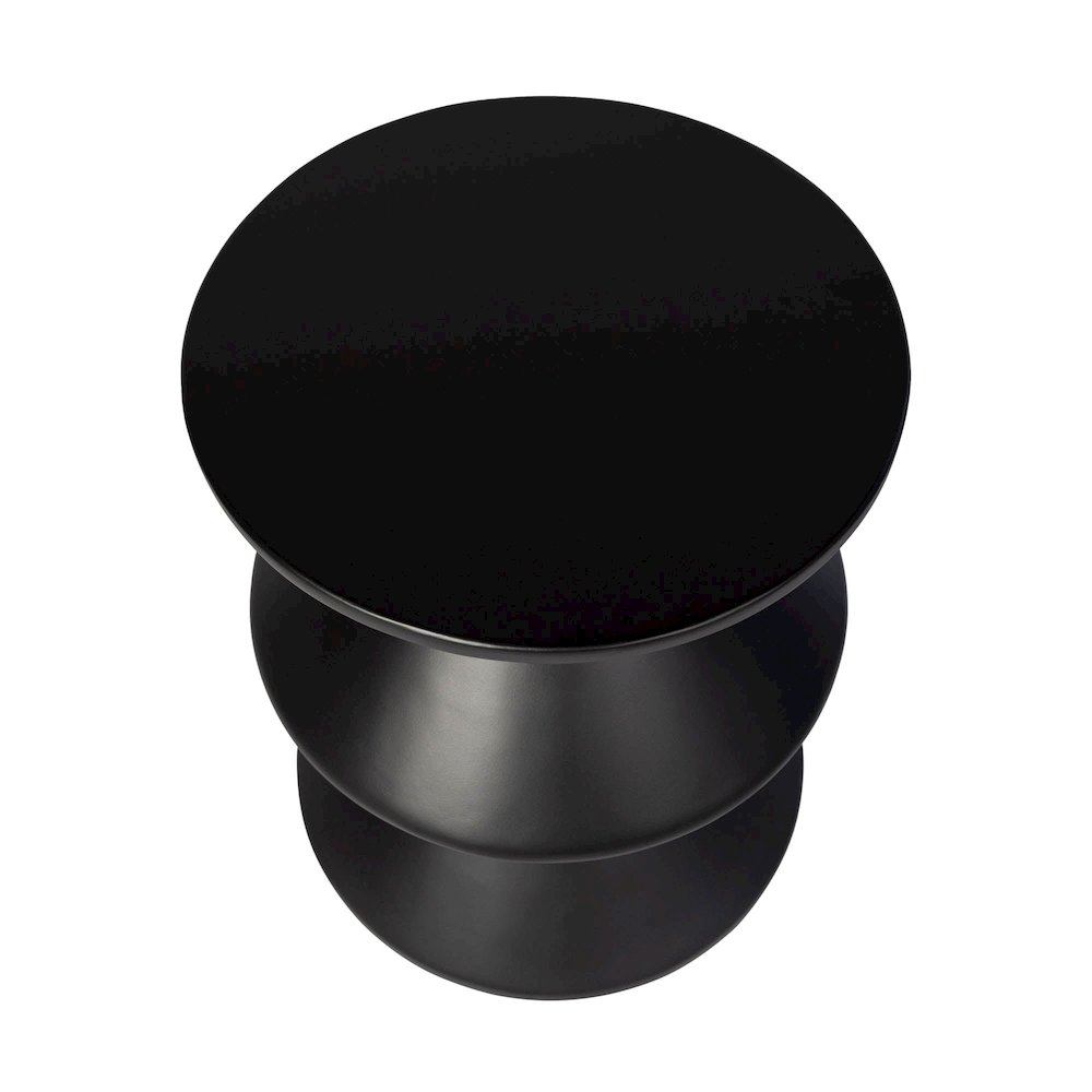 Concrete Inverted Side Table - Black. Picture 5