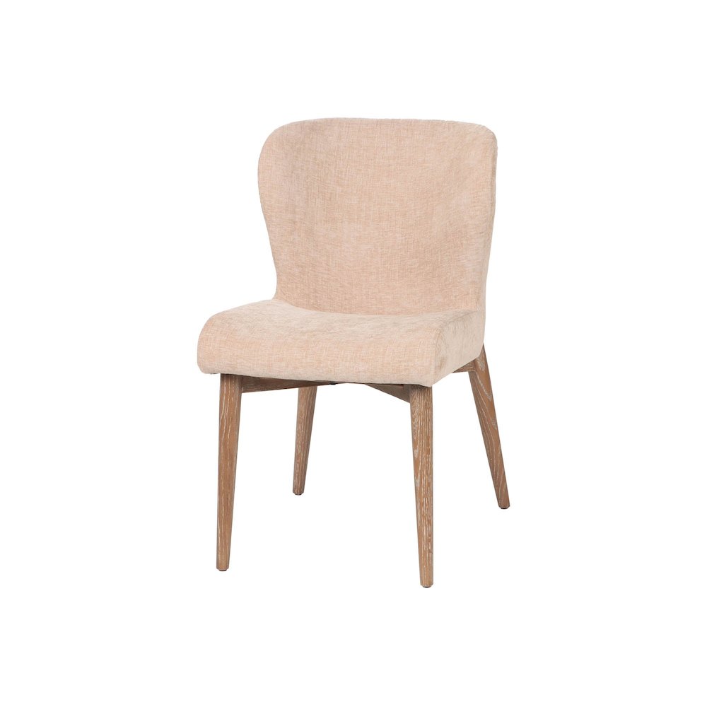 Uffizi Dining Chair - Champagne Chenille. Picture 1