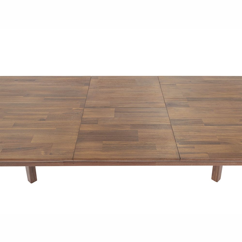 Gia Small Extension Dining Table with Butterfly System 55/71” - Warm Pecan. Picture 19