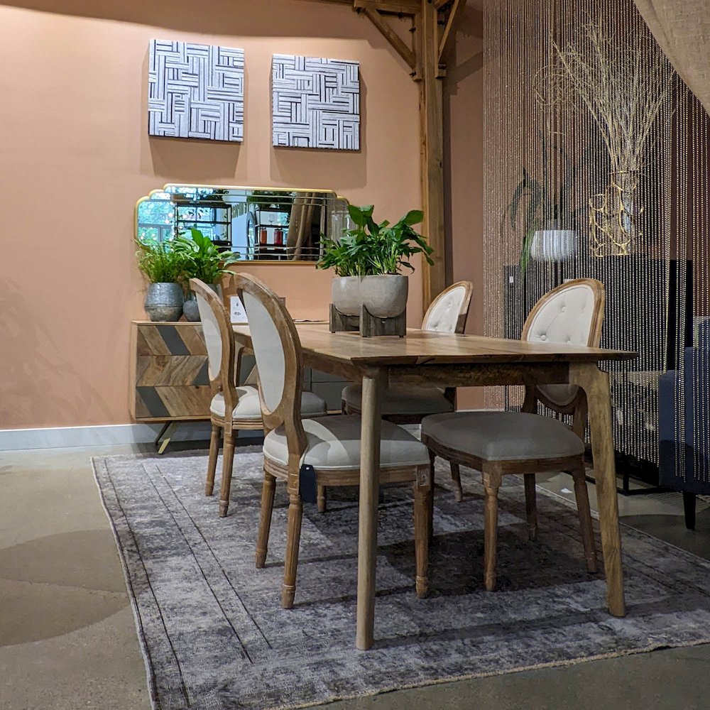 Kenzo Dining Table Small 60” – Natural. Picture 9