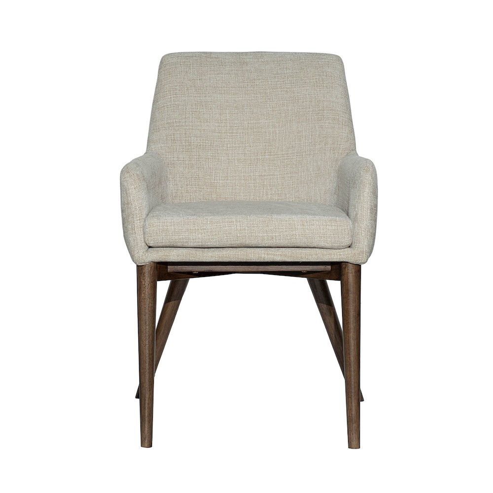 Fritz Arm Dining Chair - Taupe. Picture 4