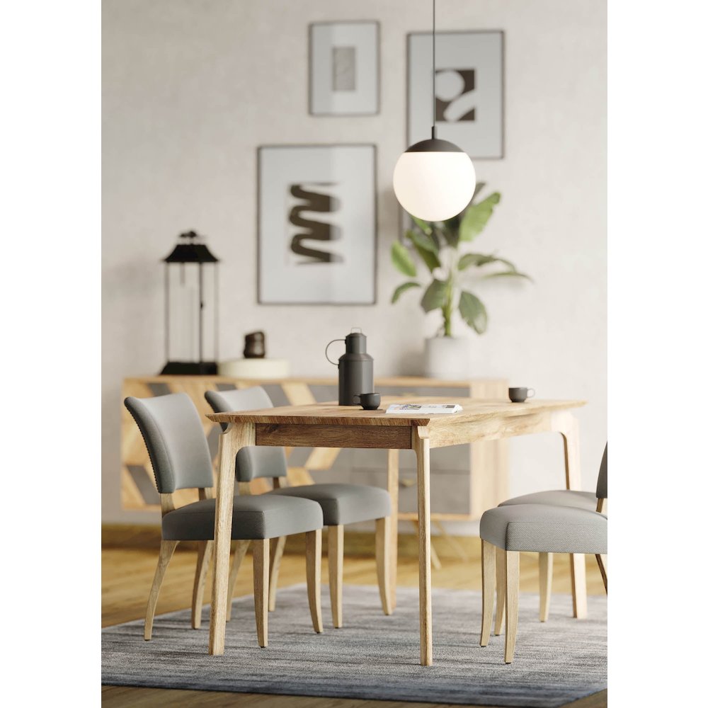 Kenzo Dining Table Small 60” – Natural. Picture 3