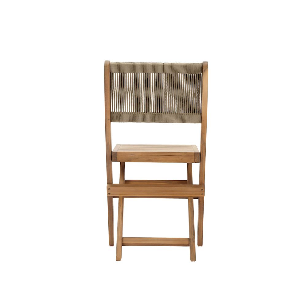 Balcony Outdoor - Foldable Bistro Set (1 Table & 2 Chairs). Picture 11