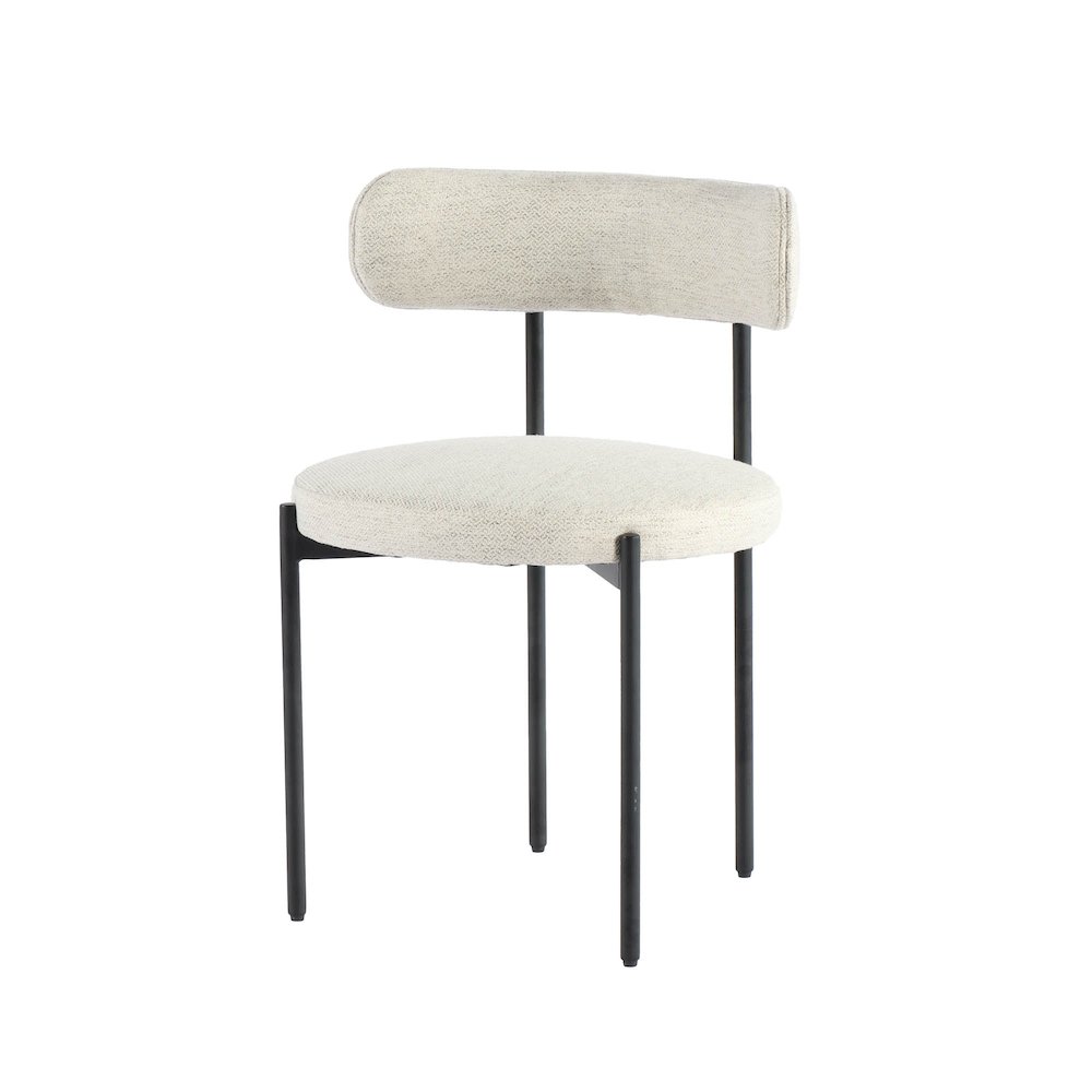 Cleo Dining Chair - Macadamia Travertine. Picture 1
