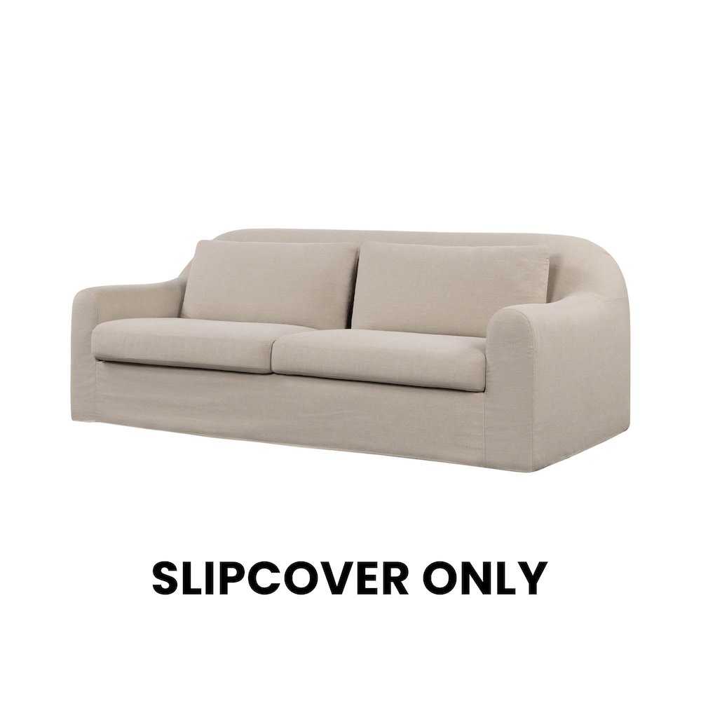 Harper Slipcover Only - Linen Malt. Picture 2