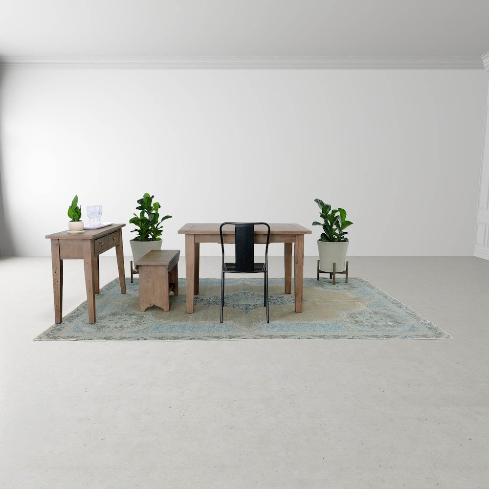 Irish Coast Small Extension Dining Table (47"/62") - Sundried. Picture 15