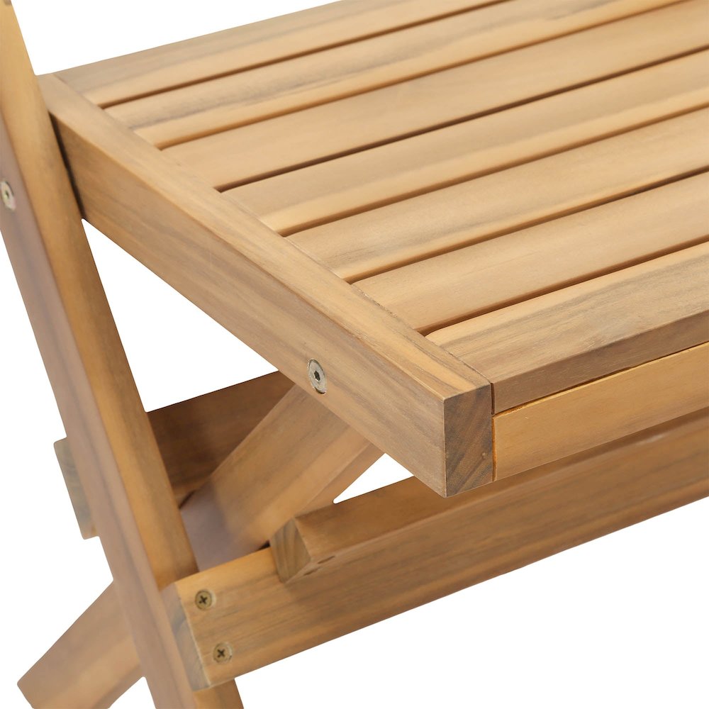 Balcony Outdoor - Foldable Bistro Set (1 Table & 2 Chairs). Picture 14
