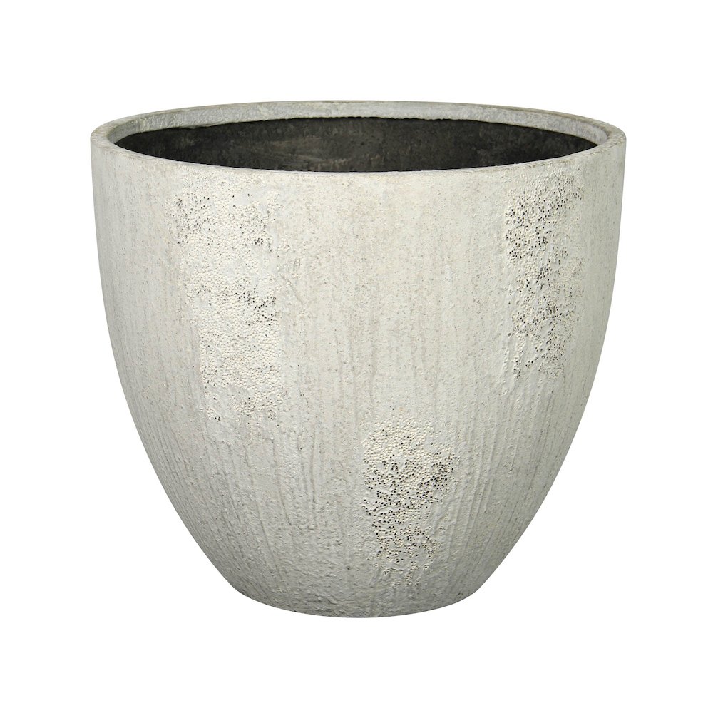 Uxmal Small Pot - Antique White. Picture 1