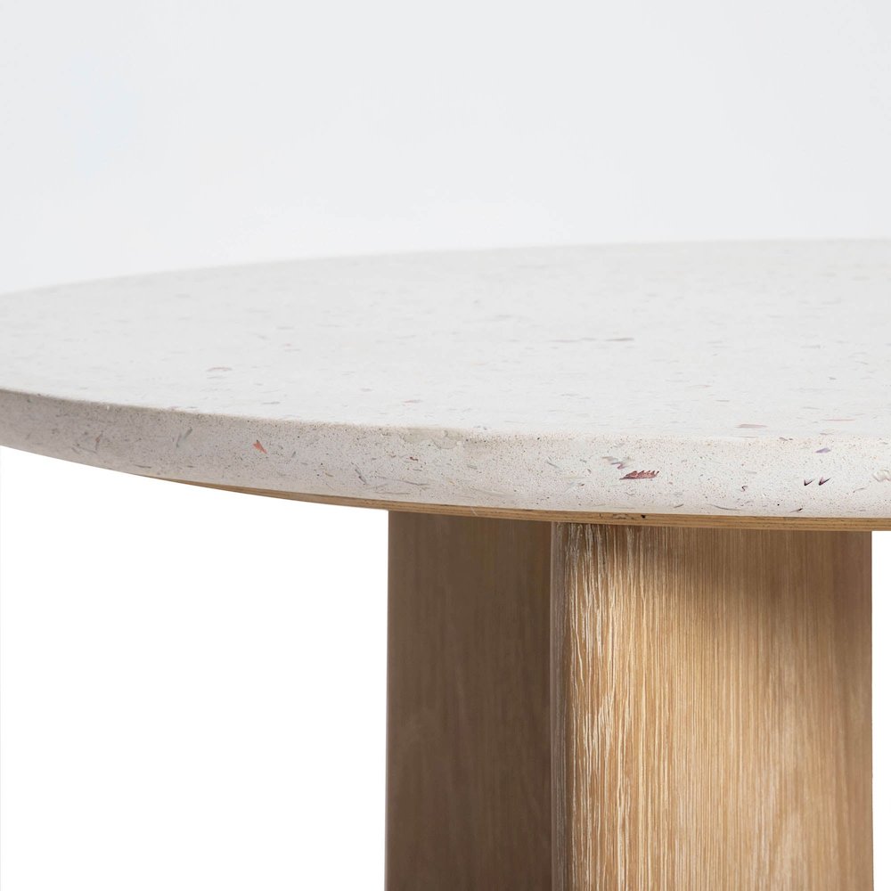 Infinity Coffee Table - Seashell Finish. Picture 8