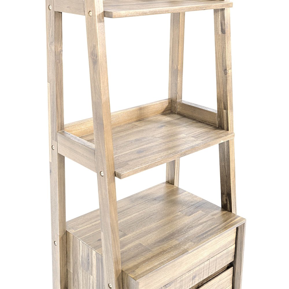 Gia Modular Bookcase - Light Driftwood. Picture 8