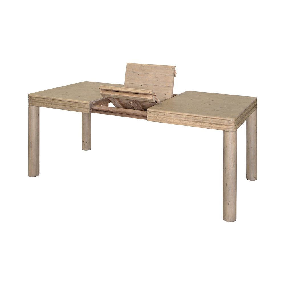 Opera Extension Dining Table (55"/74.8") - Scrubbed Teak. Picture 2