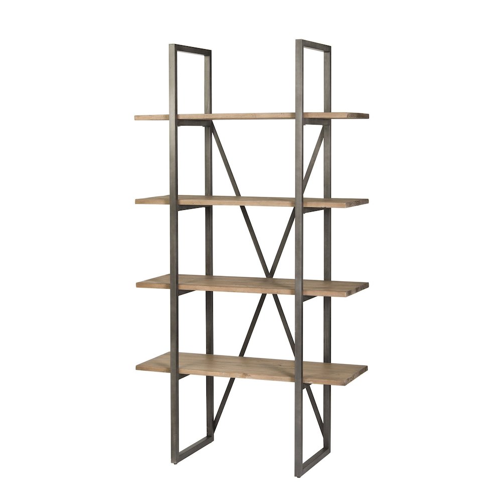 Kenya Small Cain Rack - Salvaged Grey. Picture 1