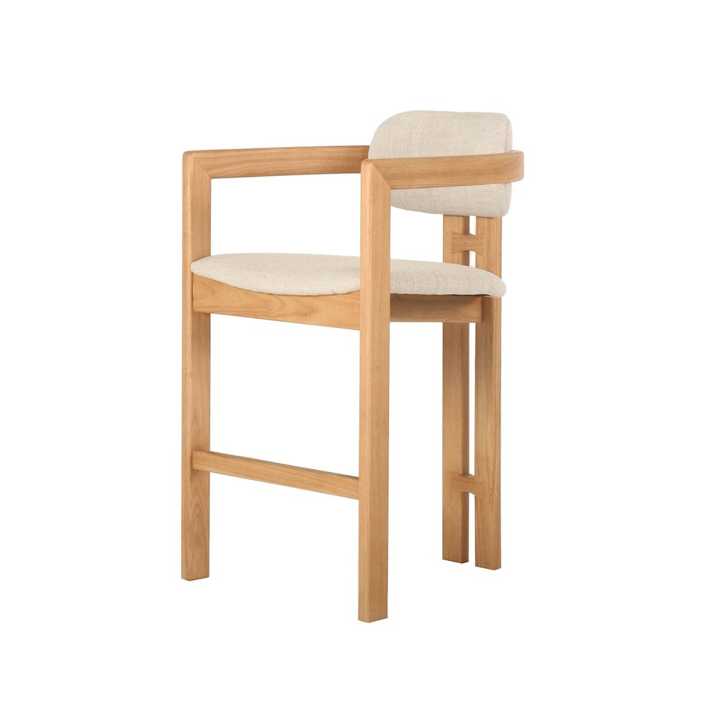 Monterrey Counter Stool - Cream Tweed. Picture 1