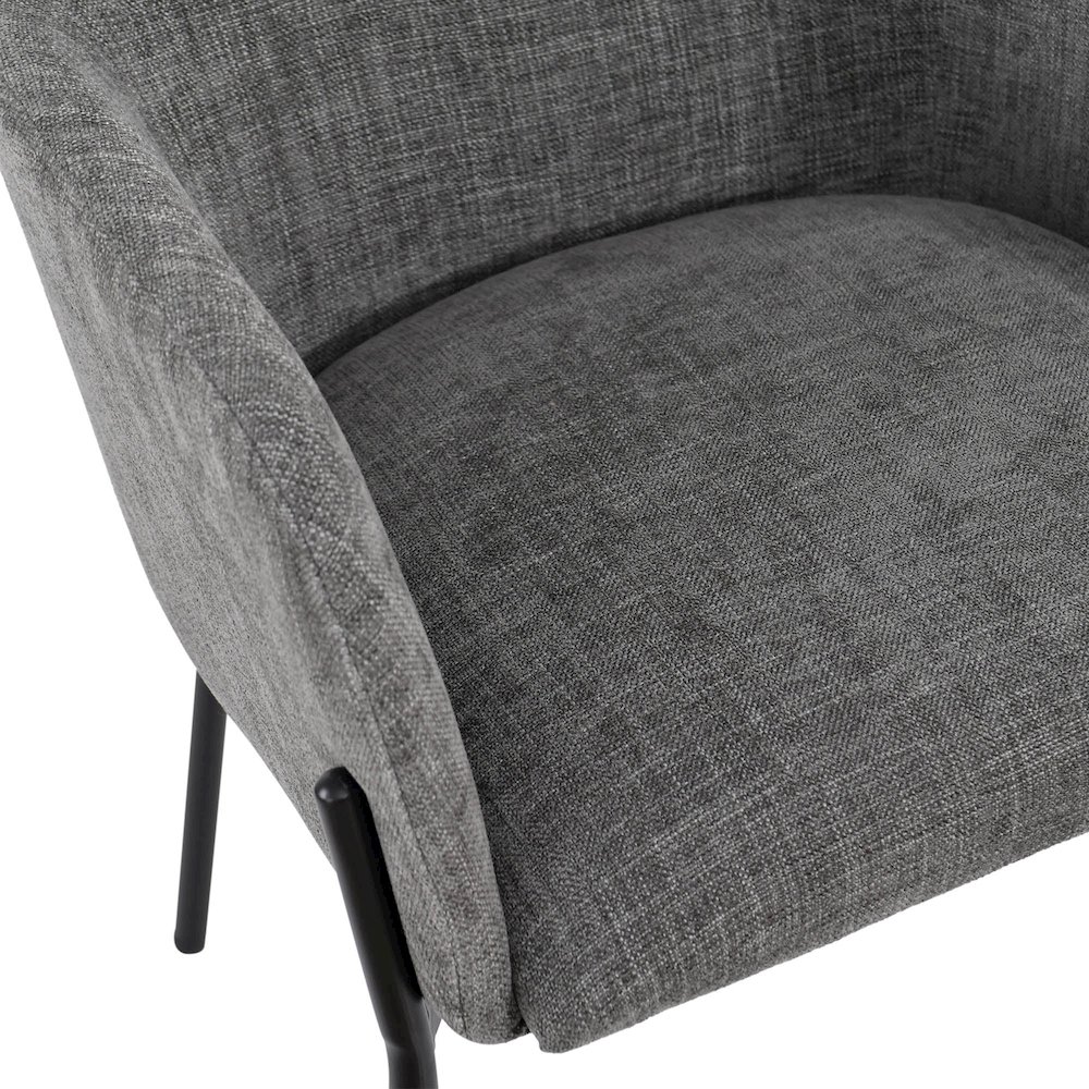 Allegra Dining Chair - Graphite. Picture 6