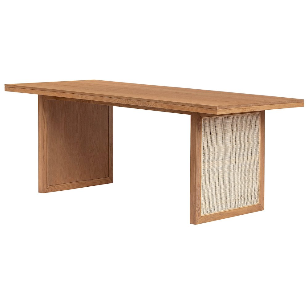 Rattan Dining Table - Natural. Picture 1