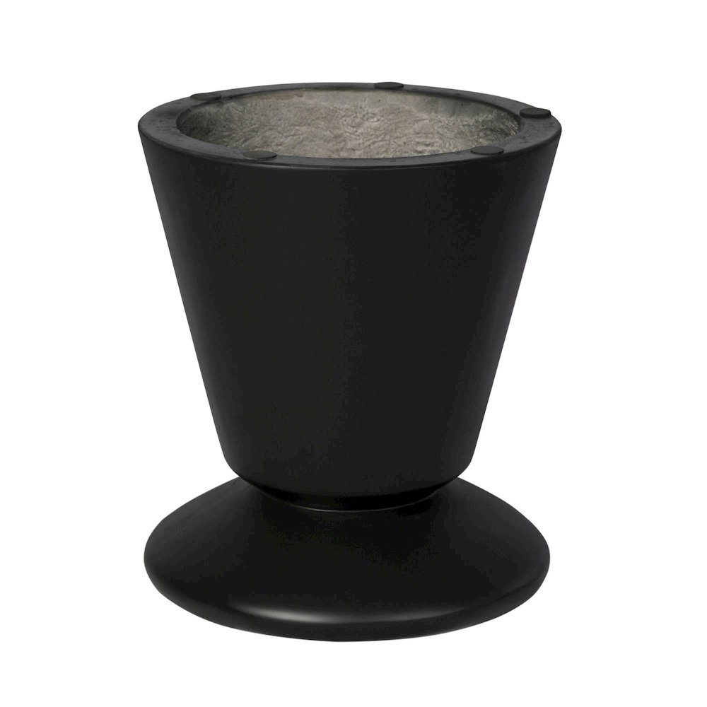 Concrete Mineral Side Table - Black. Picture 6