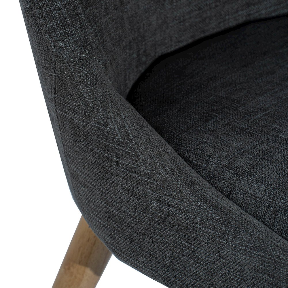 Fritz Side Dining Chair - Slate with Natural Leg. Picture 5