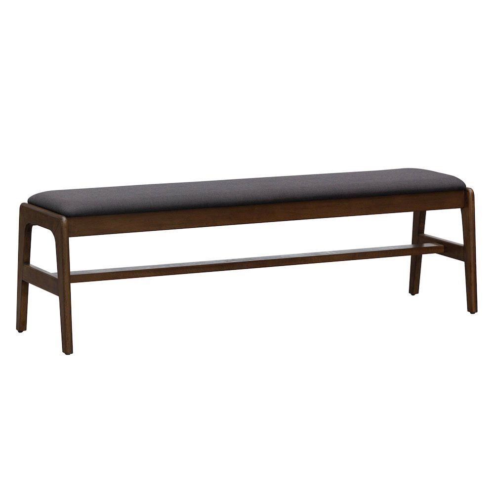 Remix Upholstered Bench - Grey. Picture 1
