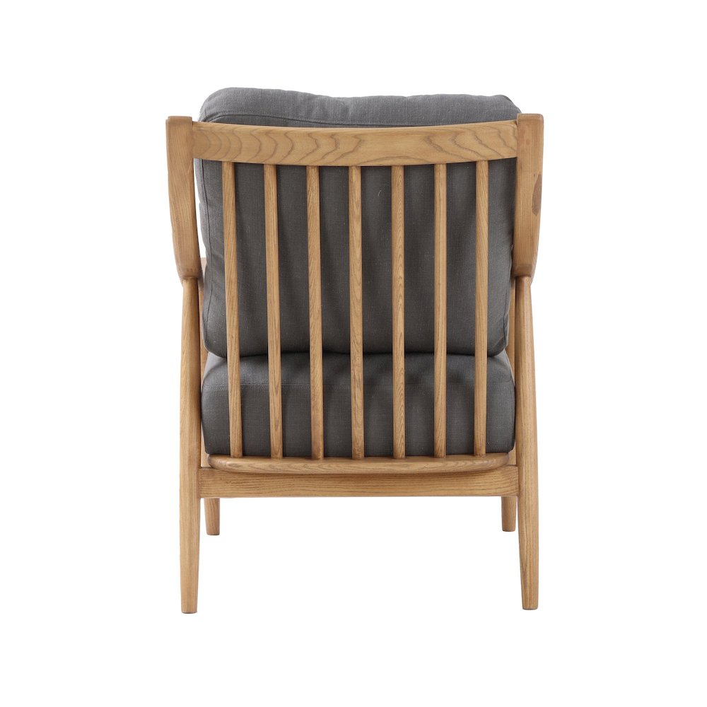 Kinsley Club Chair - Stormy Grey/Natural Frame. Picture 6