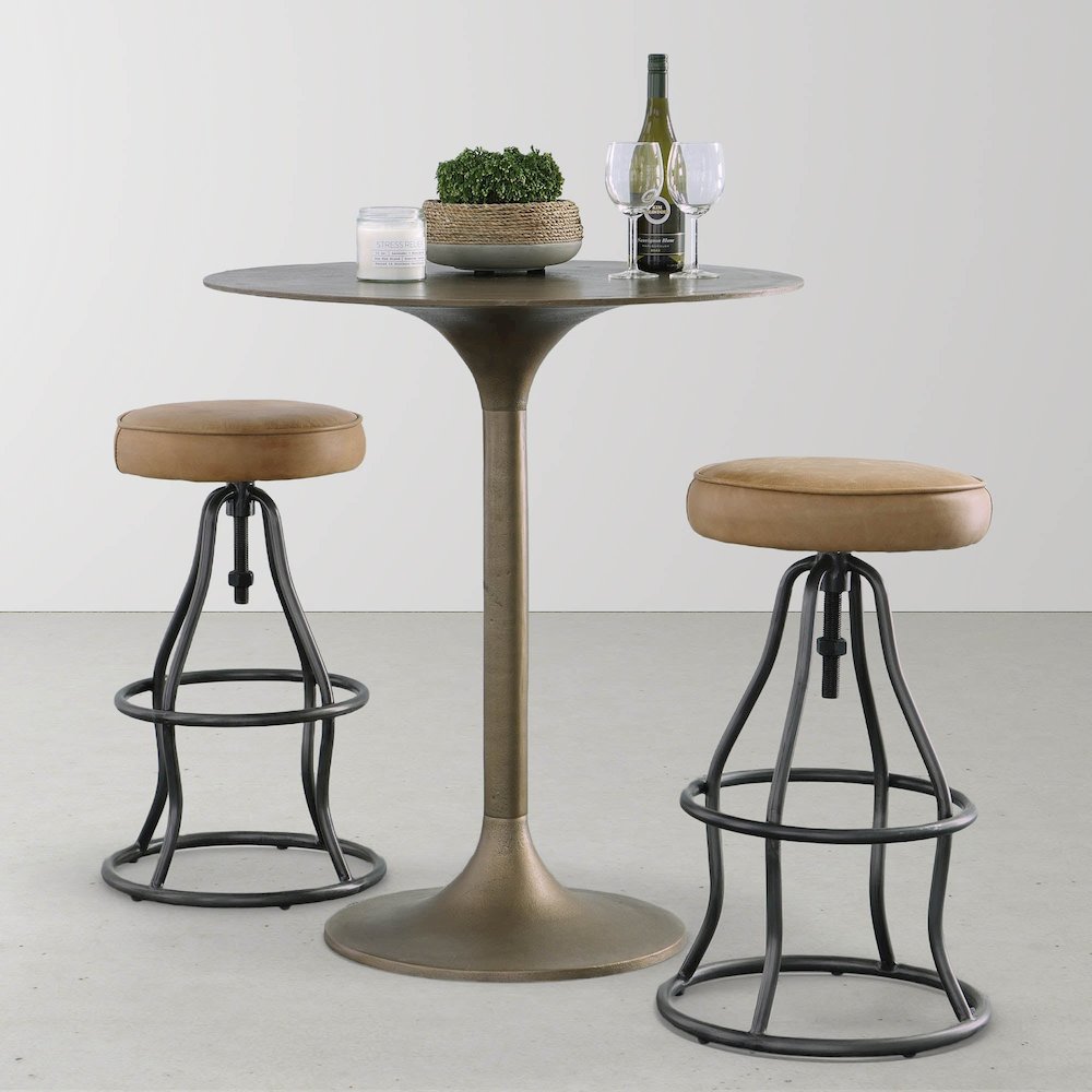 Bowie Stool - Cognac. Picture 11