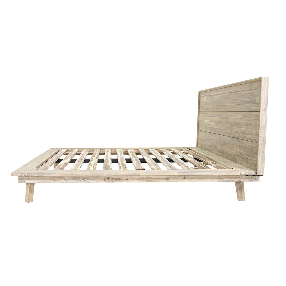 Gia King Bed - Light Driftwood. Picture 6