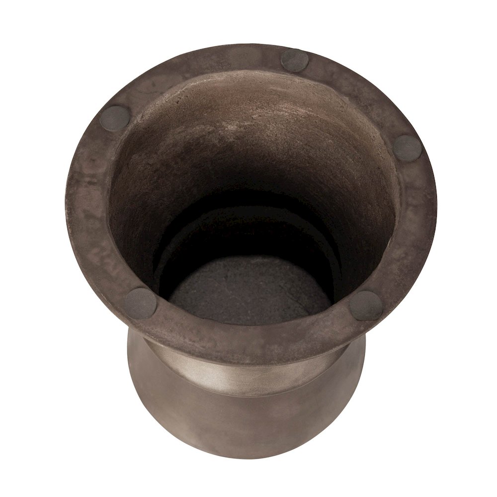 Concrete Hourglass Side Table - Bronze. Picture 7