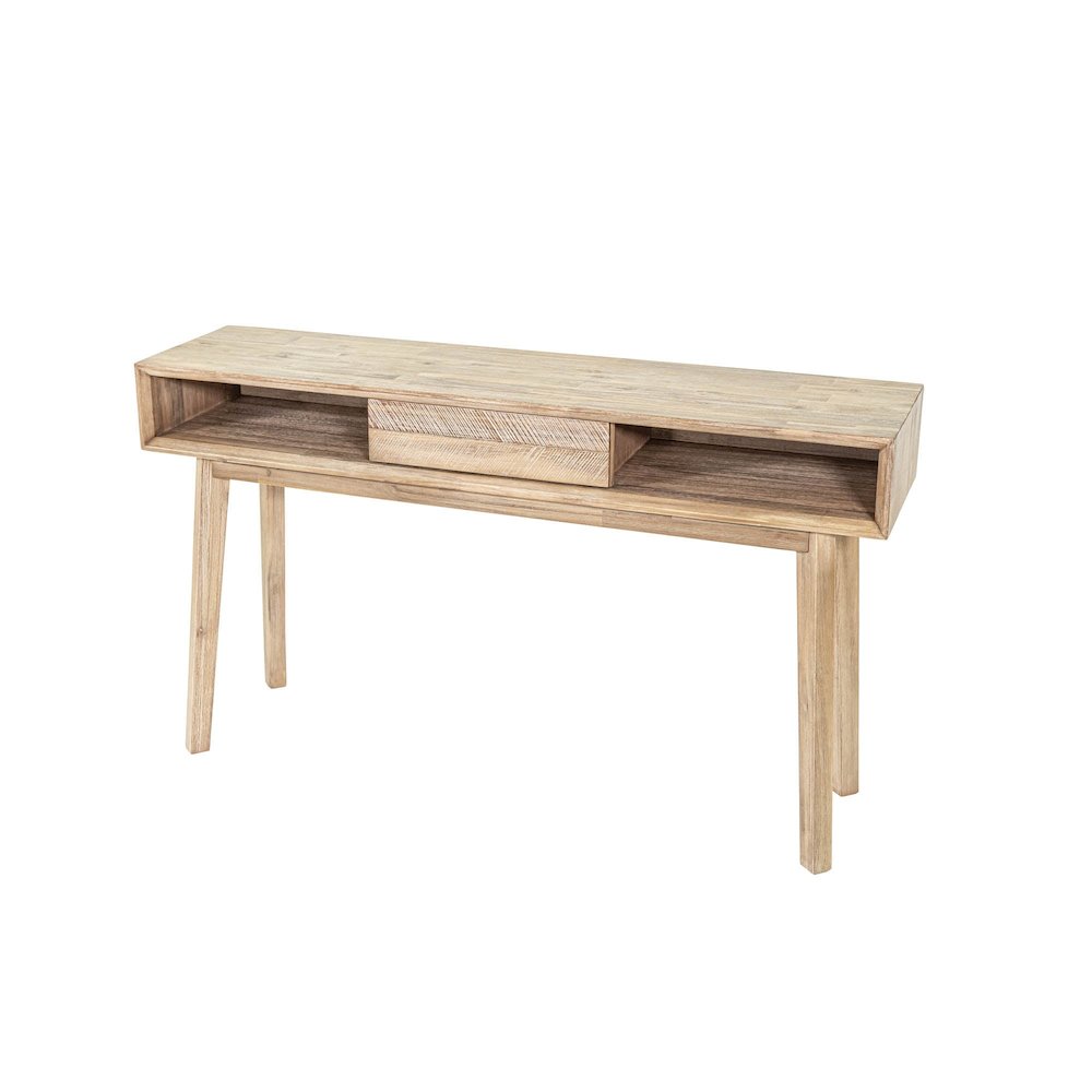 Gia Console Table - Light Driftwood. Picture 9