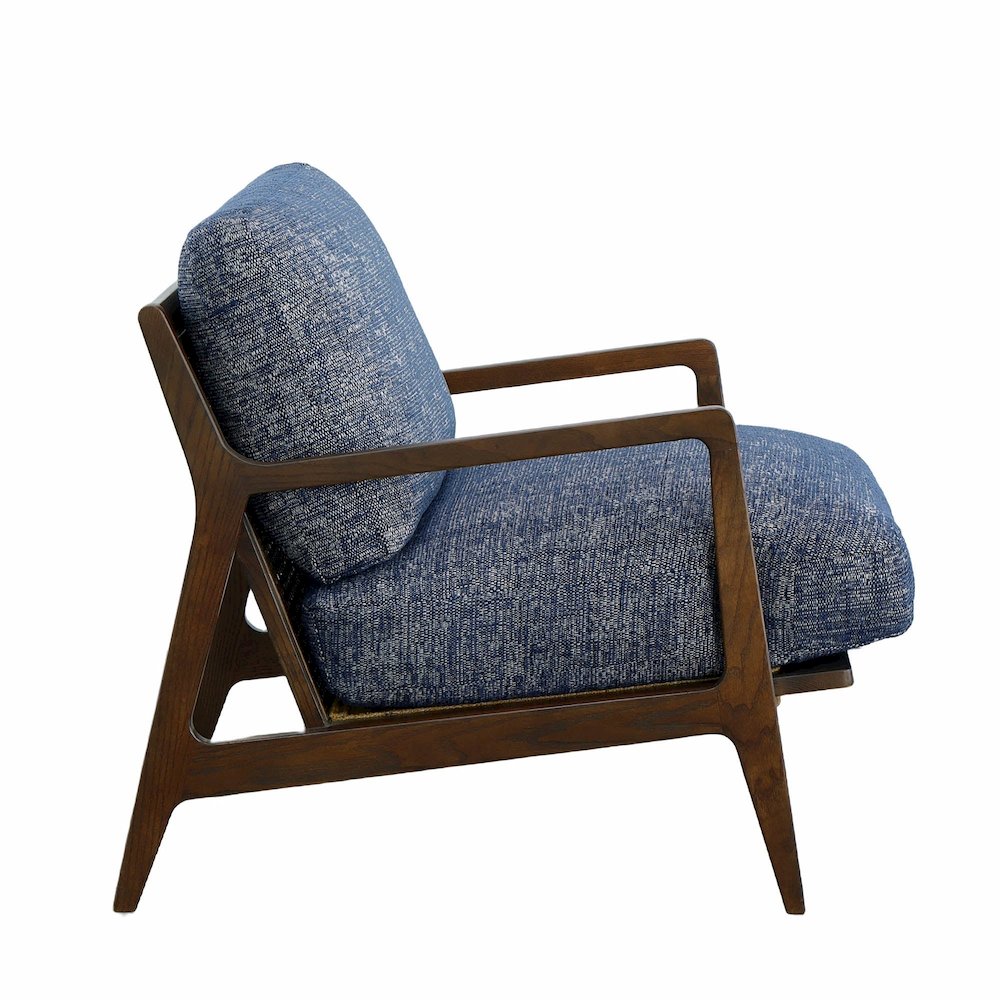 Las Vegas Lawrence Arm Chair - Royal Navy. Picture 3