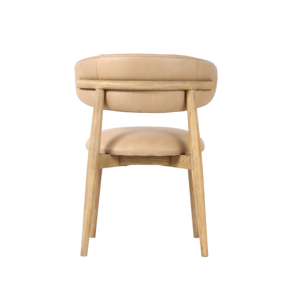 Milo Dining Chair - Nude. Picture 7