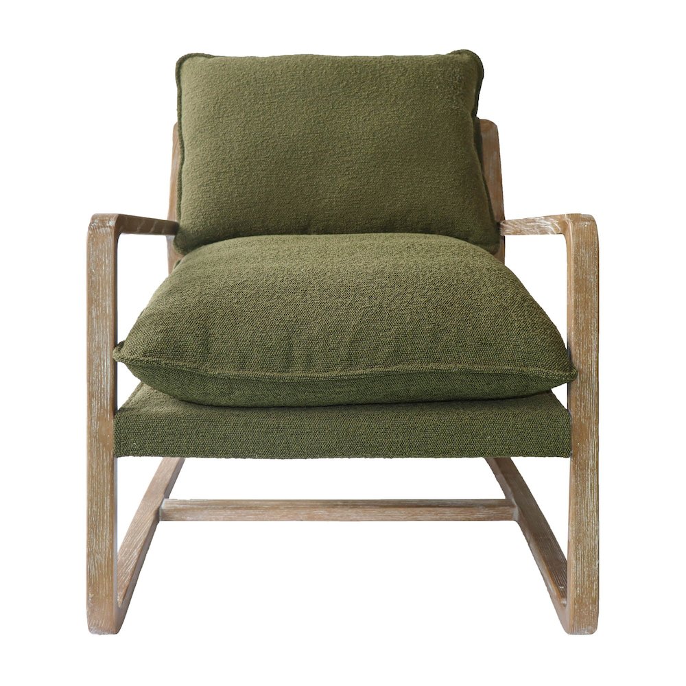 Huntington Club Chair - Moss Boucle. Picture 8