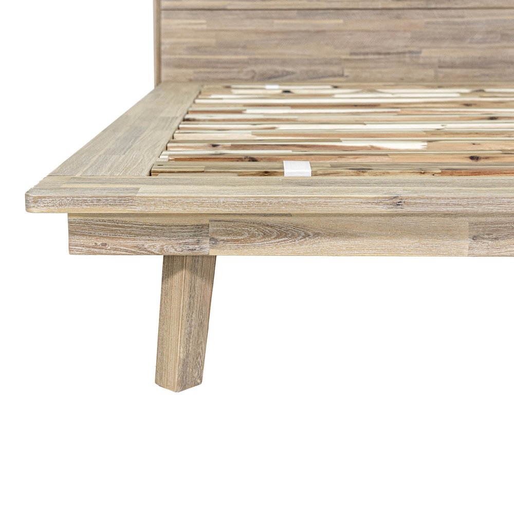Gia King Bed - Light Driftwood. Picture 12