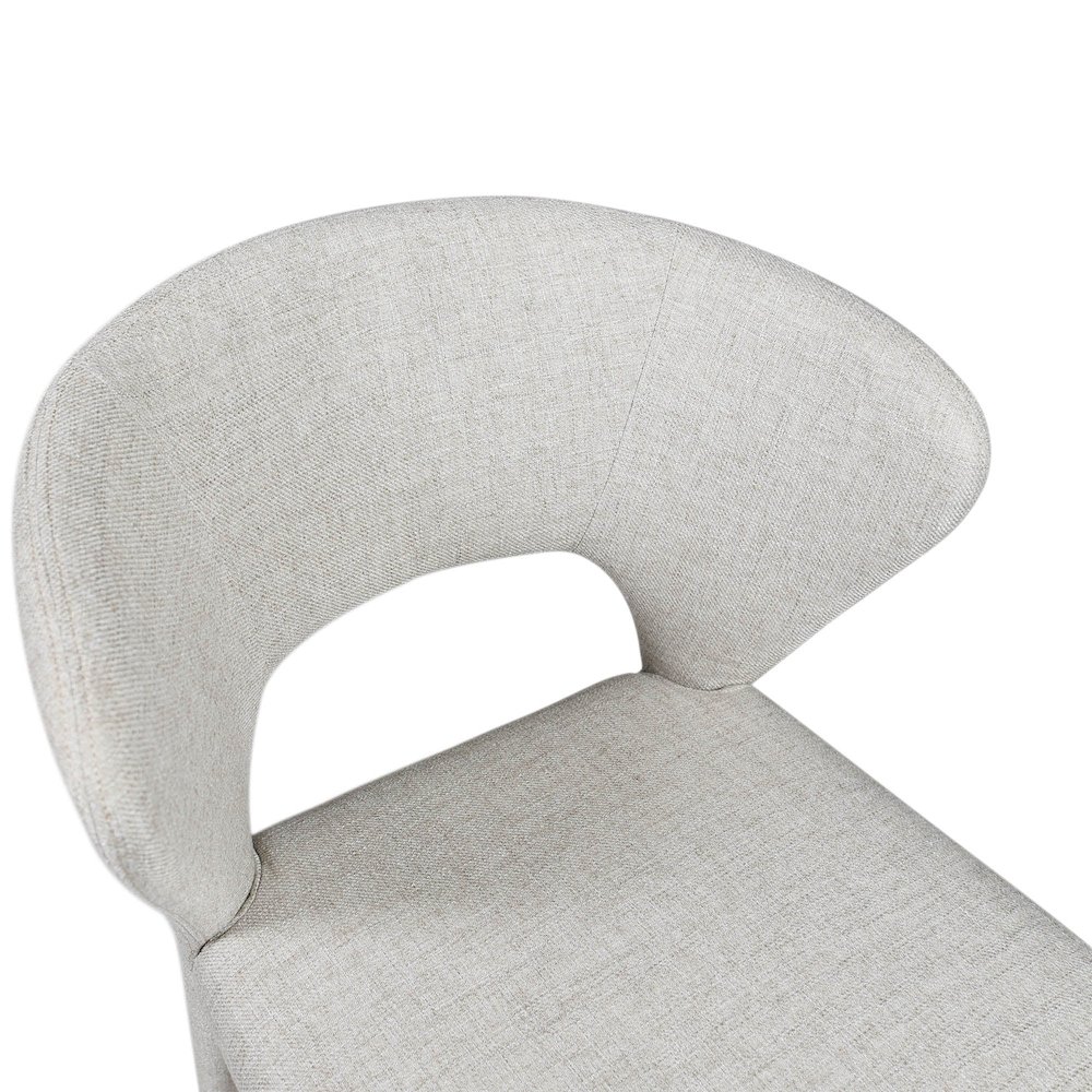 Dakota Dining Chair - Vanilla Tweed. Picture 8