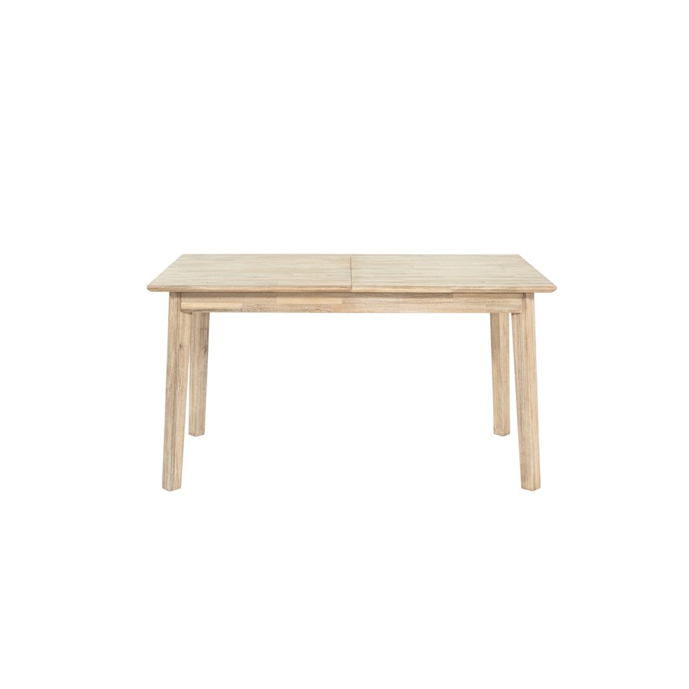 Gia Small Extension Dining Table with Butterfly System 55/71” - Light Driftwood. Picture 5
