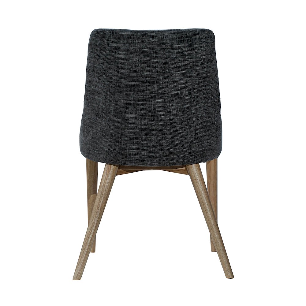 Fritz Side Dining Chair - Slate with Natural Leg. Picture 7
