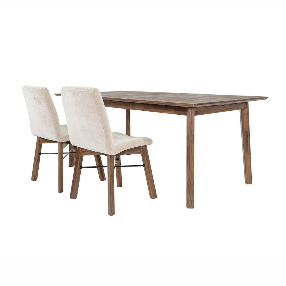 Gia Extension Dining Table 71/102" - Warm Pecan. Picture 8