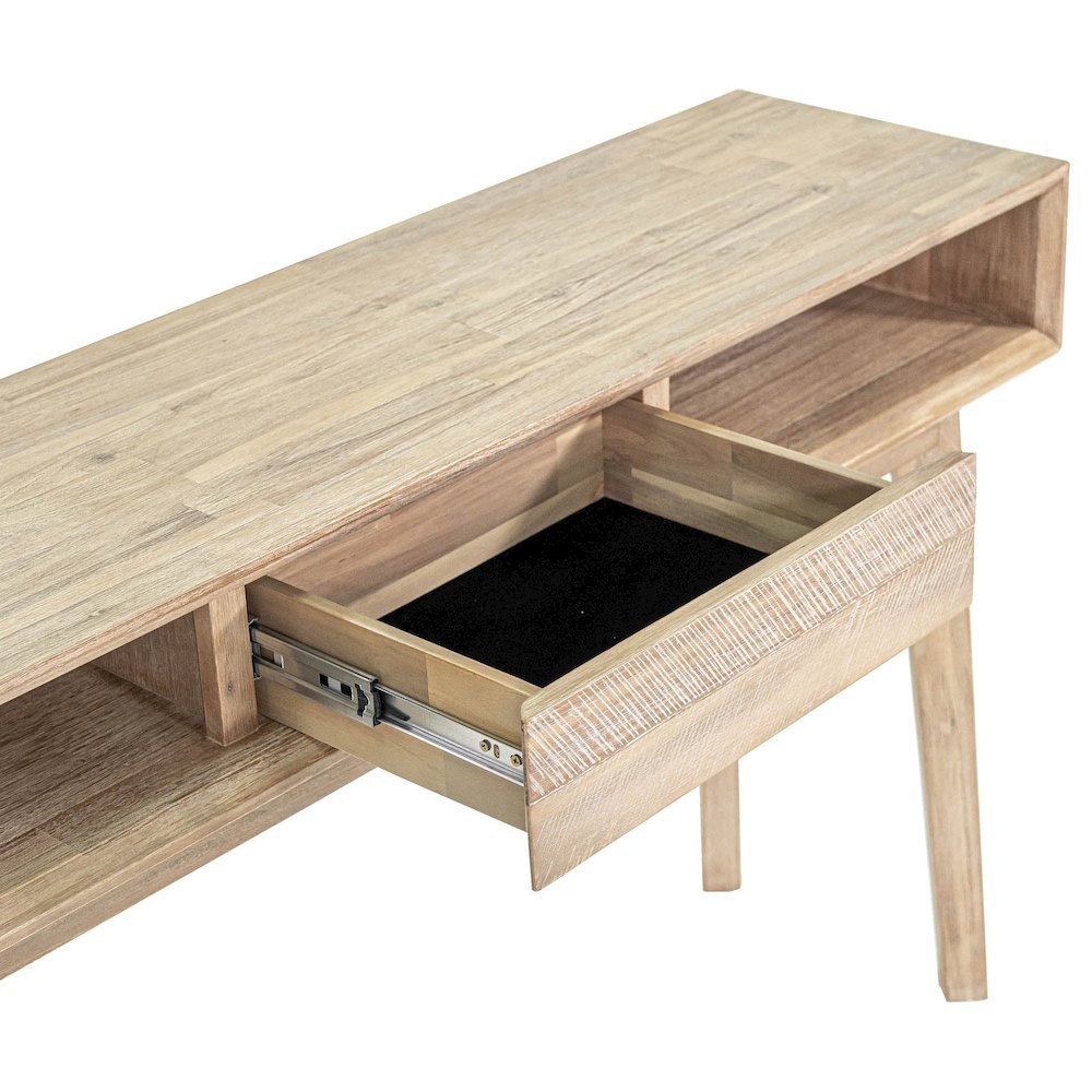 Gia Console Table - Light Driftwood. Picture 12