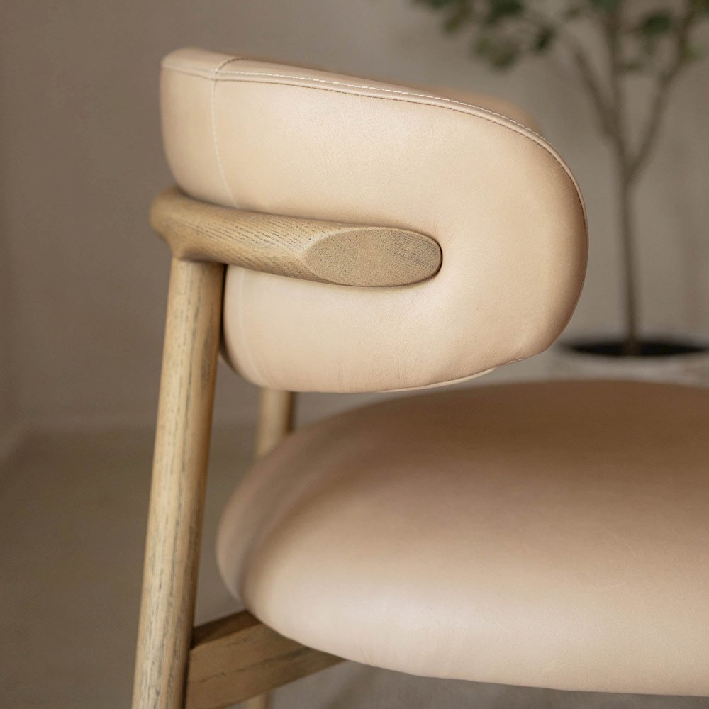Milo Dining Chair - Nude. Picture 11