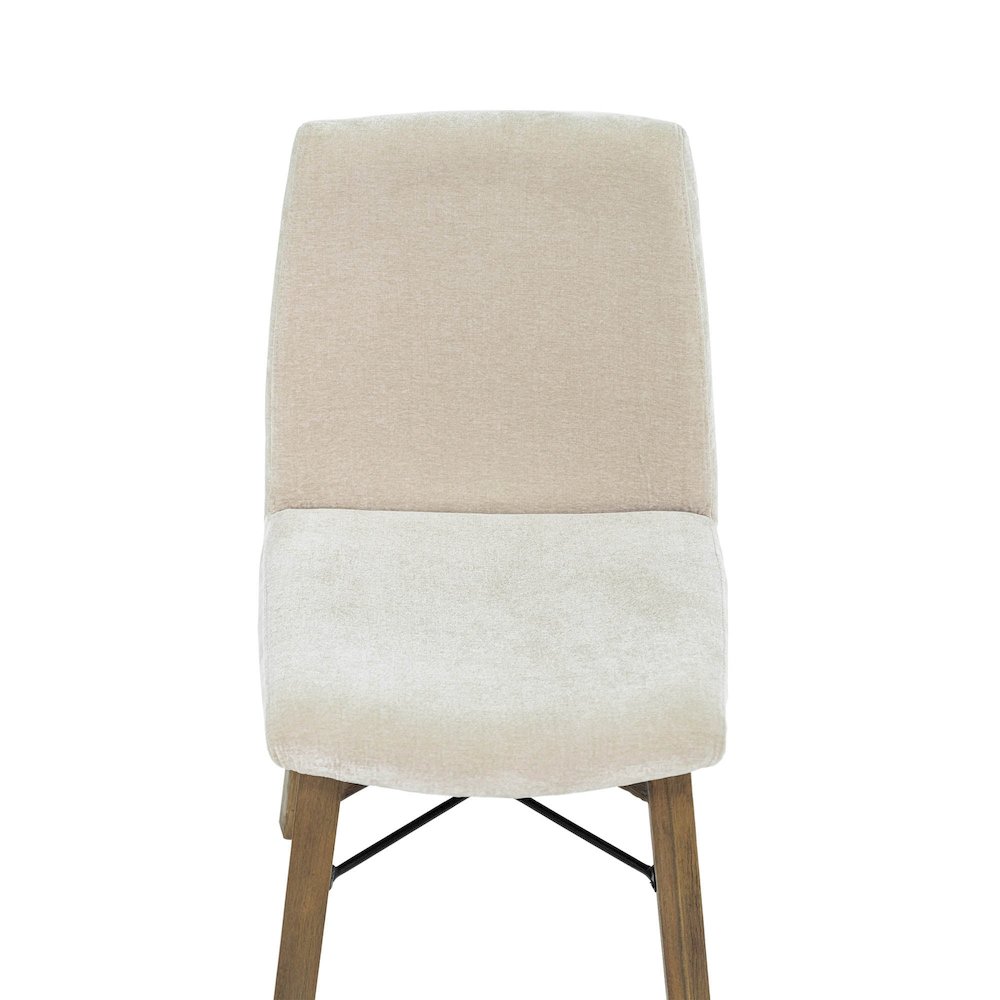 Gia Dining Chair - Warm Pecan - Sand. Picture 9