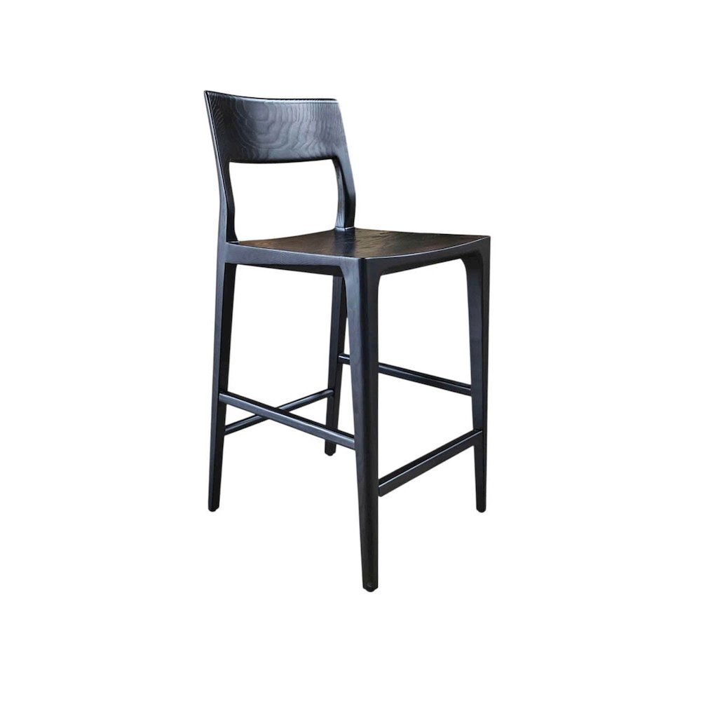 Catania Counter Stool - Black. Picture 5