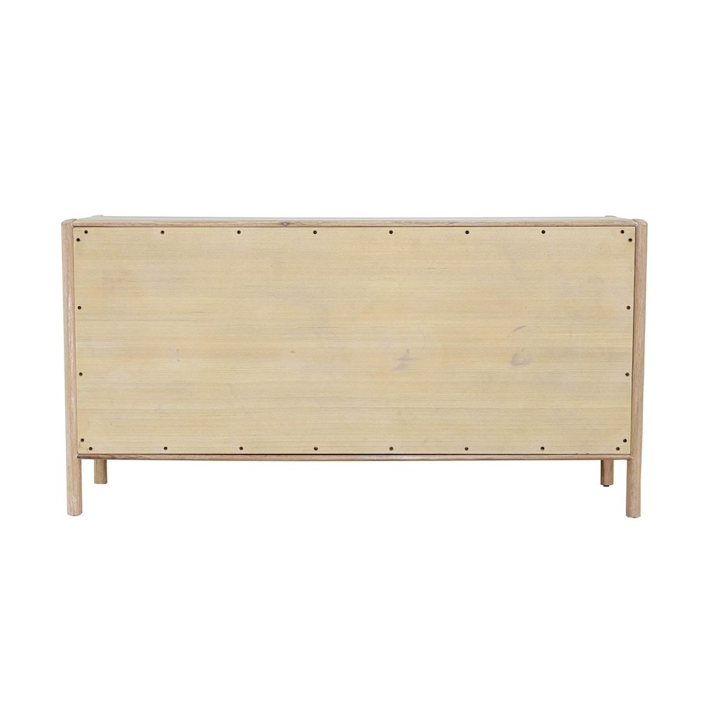 Runway 6 Drawer Dresser - Light Oak. Picture 7