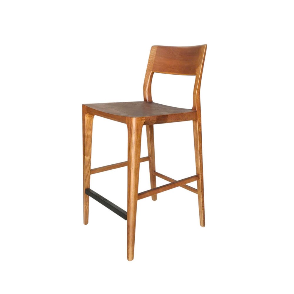 Catania Counter Stool - Warm Brown. Picture 1
