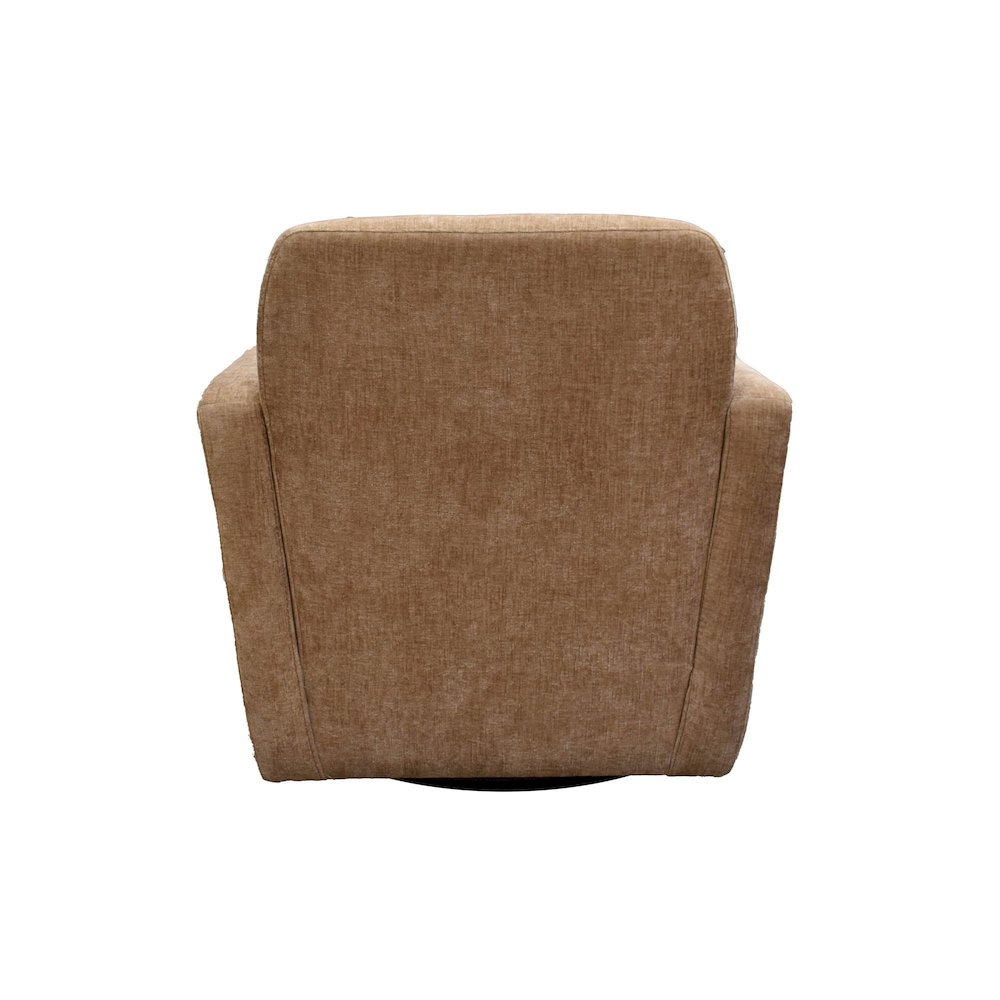 Cooper Swivel Club Chair - Latte Chenille. Picture 7