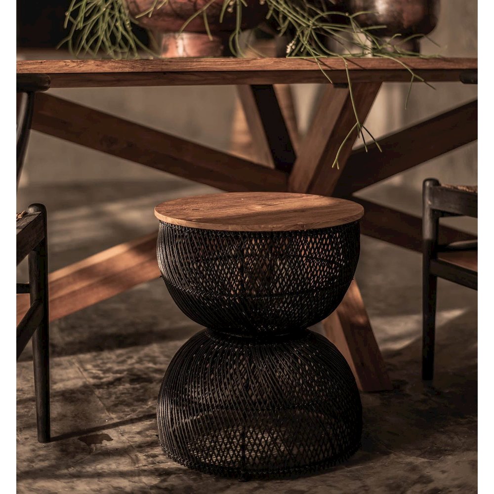 D-Bodhi Wave Side Table - Black. Picture 2