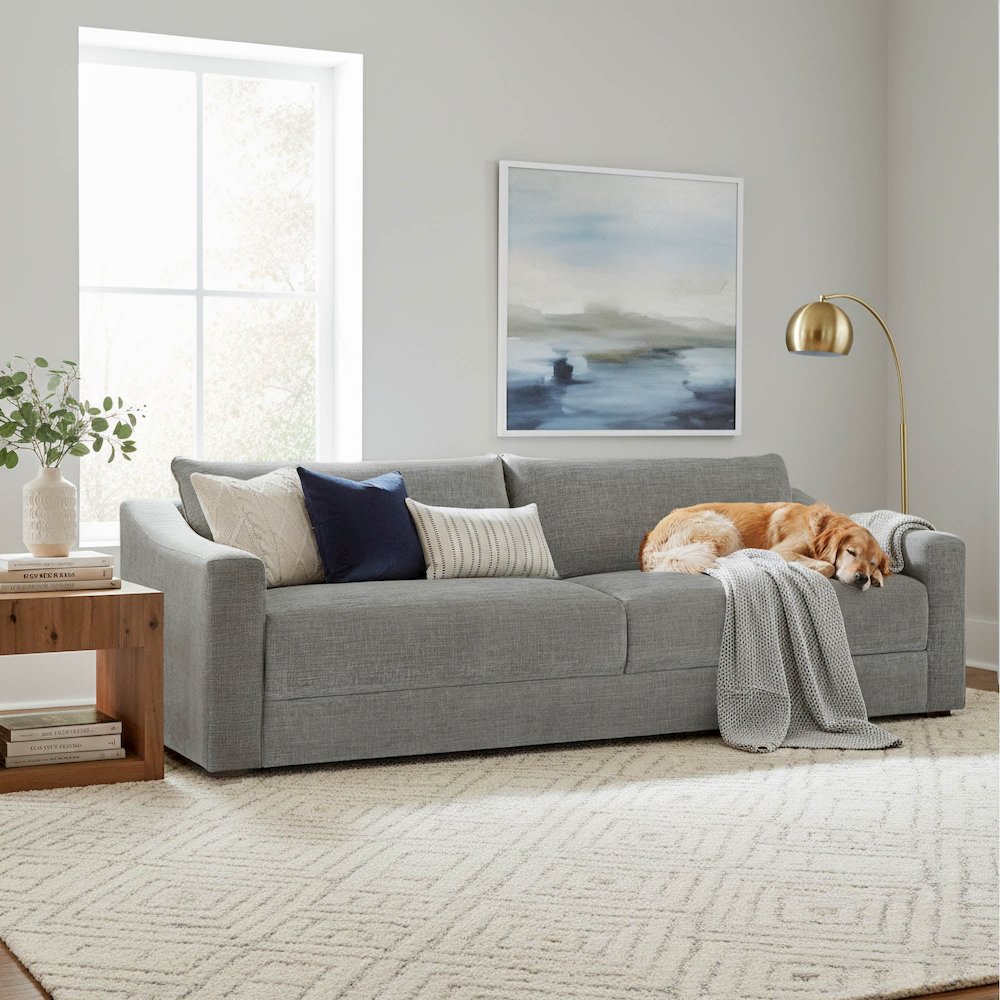 Felicity Sofa - Silver. Picture 2